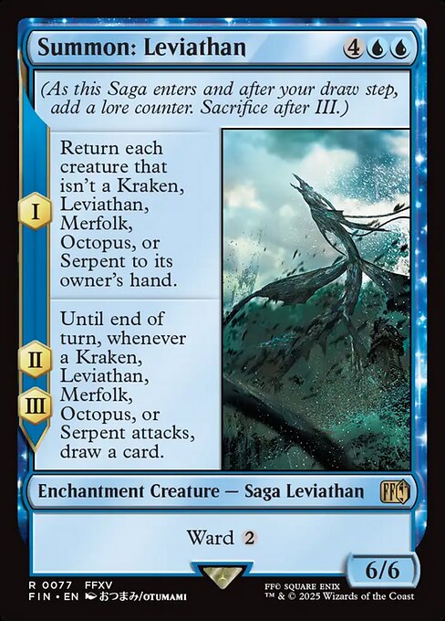 Magic the Gathering Card - Summon: Leviathan - MTG Circle
