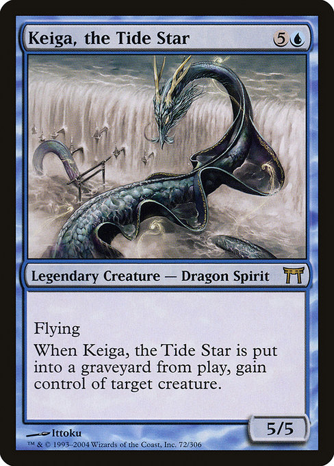 Magic the Gathering Card - Keiga, the Tide Star - MTG Circle
