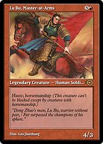 Magic the Gathering Card - Lu Bu, Master-at-Arms - MTG Circle