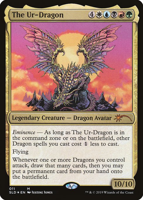 Magic the Gathering Card - The Ur-Dragon - MTG Circle