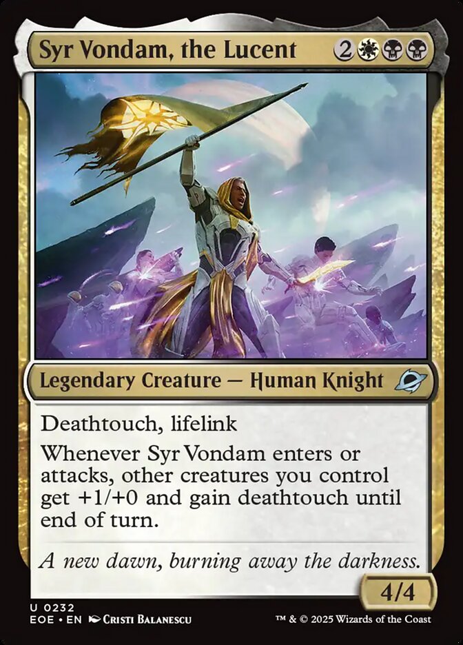 Magic the Gathering Card - Syr Vondam, the Lucent - MTG Circle
