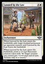 Magic the Gathering Card - Lassoed by the Law - MTG Circle