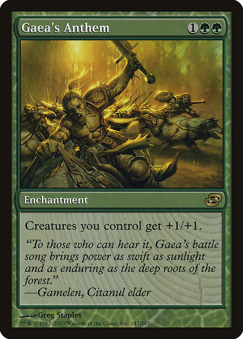 Magic the Gathering Card - Gaea's Anthem - MTG Circle