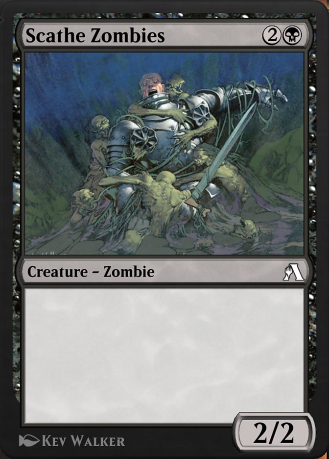 Magic the Gathering Card - Scathe Zombies - MTG Circle