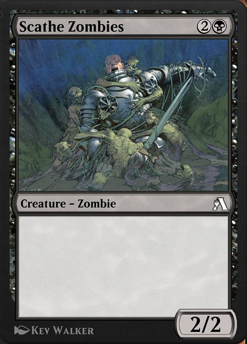 Magic the Gathering Card - Scathe Zombies - MTG Circle