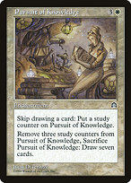 Magic the Gathering Card - Pursuit of Knowledge - MTG Circle