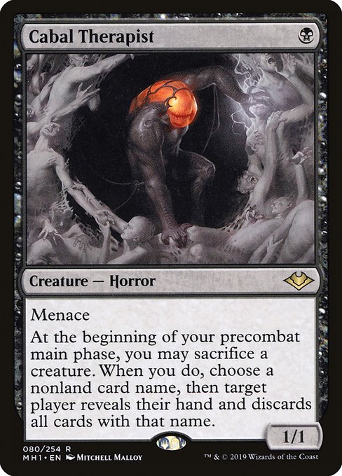 Magic the Gathering Card - Cabal Therapist - MTG Circle