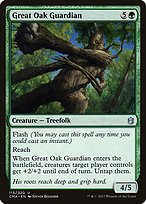 Magic the Gathering Card - Great Oak Guardian - MTG Circle
