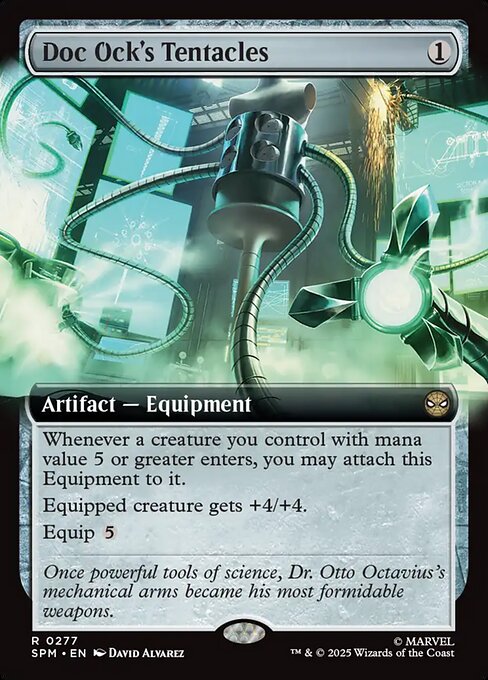Magic the Gathering Card - Doc Ock's Tentacles - MTG Circle