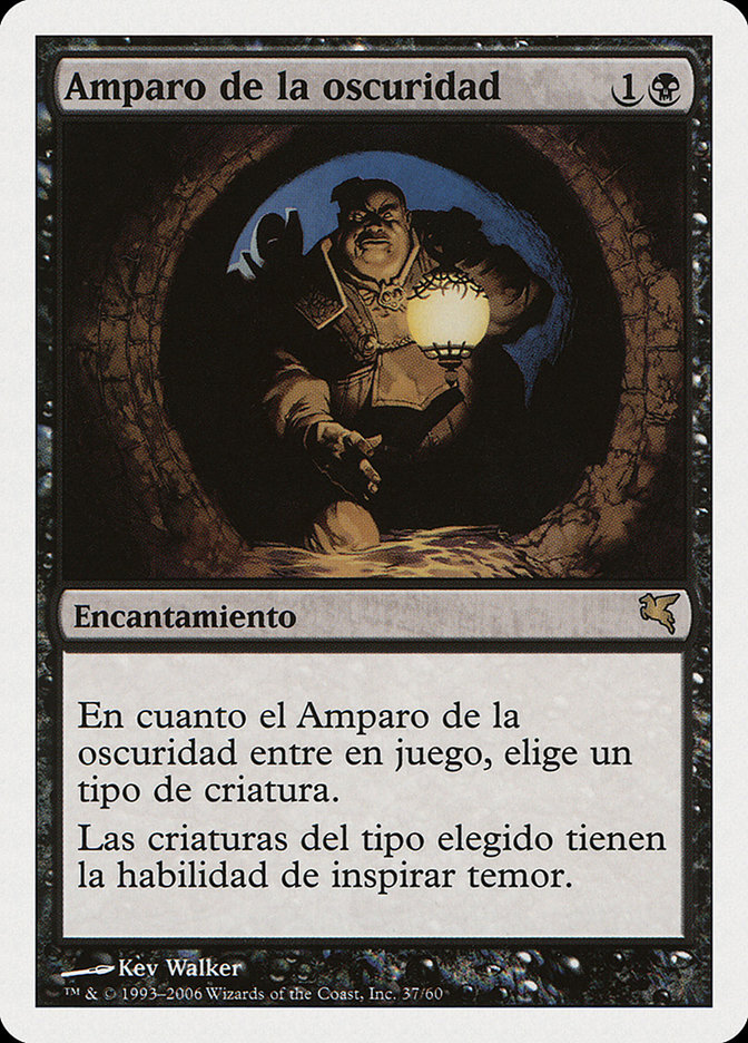 Magic the Gathering Card - Cover of Darkness - MTG Circle