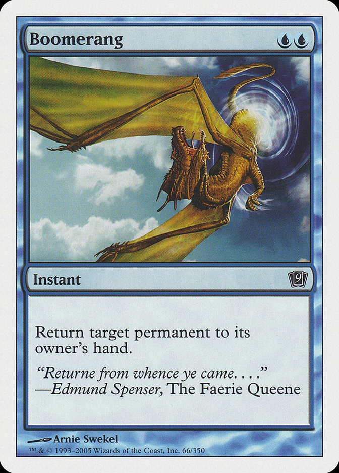Magic the Gathering Card - Boomerang - MTG Circle