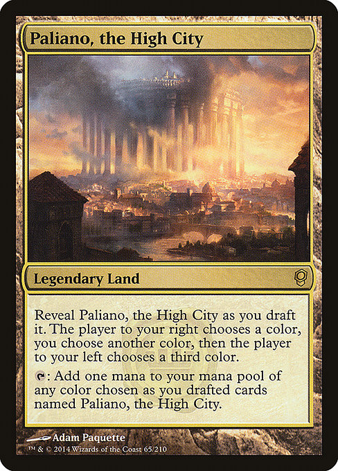Magic the Gathering Card - Paliano, the High City - MTG Circle