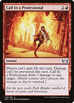 Magic the Gathering Card - Call In a Professional - MTG Circle