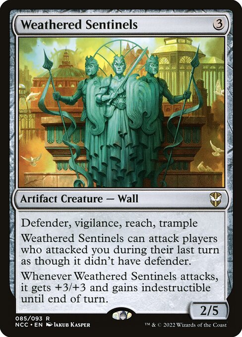 Magic the Gathering Card - Weathered Sentinels - MTG Circle