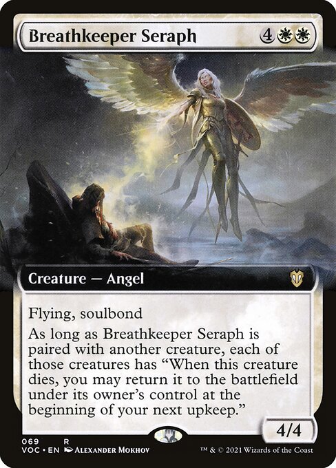 Magic the Gathering Card - Breathkeeper Seraph - MTG Circle