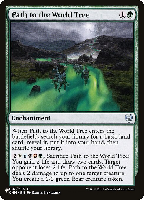 Magic the Gathering Card - Path to the World Tree - MTG Circle