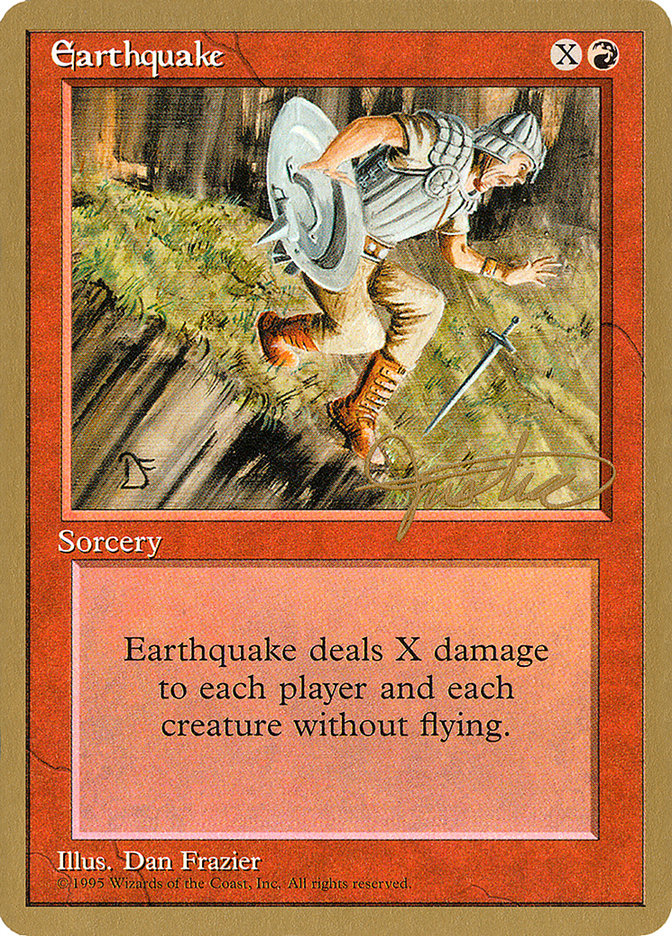 Magic the Gathering Card - Earthquake - MTG Circle