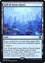 Magic the Gathering Card - Hall of Storm Giants - MTG Circle