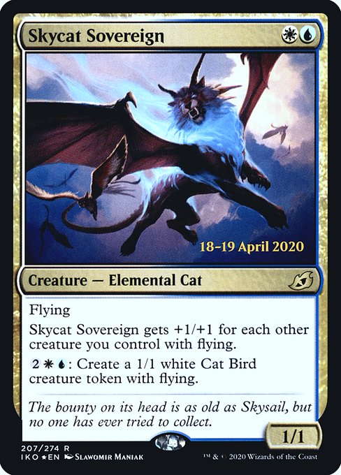 Magic the Gathering Card - Skycat Sovereign - MTG Circle