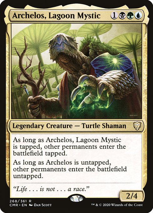 Magic the Gathering Card - Archelos, Lagoon Mystic - MTG Circle