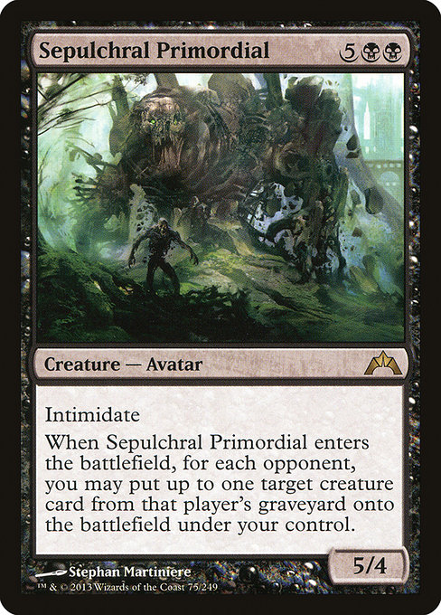 Magic the Gathering Card - Sepulchral Primordial - MTG Circle