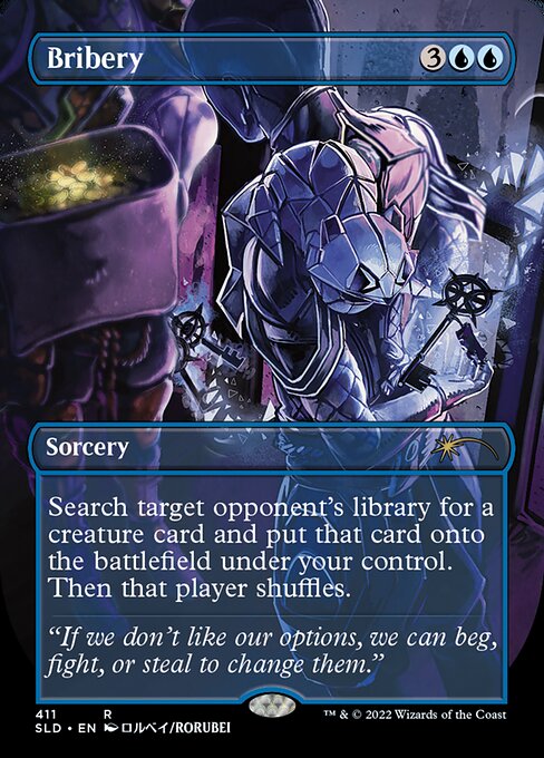 Magic the Gathering Card - Bribery - MTG Circle