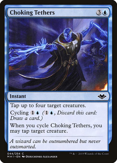 Magic the Gathering Card - Choking Tethers - MTG Circle
