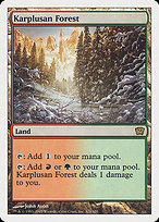 Magic the Gathering Card - Karplusan Forest - MTG Circle