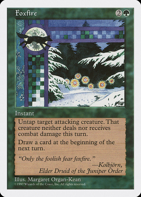 Magic the Gathering Card - Foxfire - MTG Circle