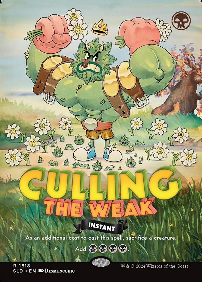 Magic the Gathering Card - Culling the Weak - MTG Circle