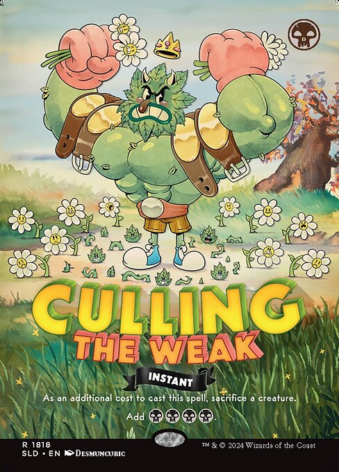 Magic the Gathering Card - Culling the Weak - MTG Circle