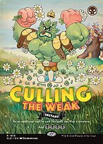 Magic the Gathering Card - Culling the Weak - MTG Circle