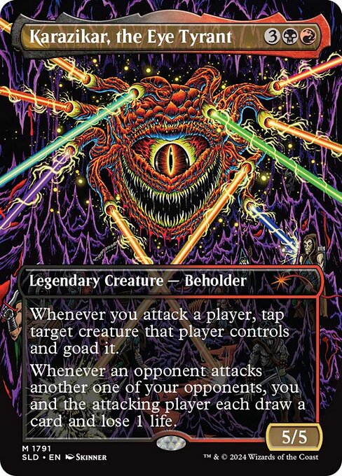 Magic the Gathering Card - Karazikar, the Eye Tyrant - MTG Circle