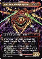 Magic the Gathering Card - Karazikar, the Eye Tyrant - MTG Circle