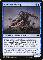 Magic the Gathering Card - Wretched Throng - MTG Circle
