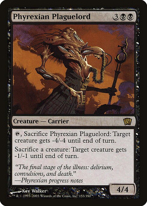 Magic the Gathering Card - Phyrexian Plaguelord - MTG Circle
