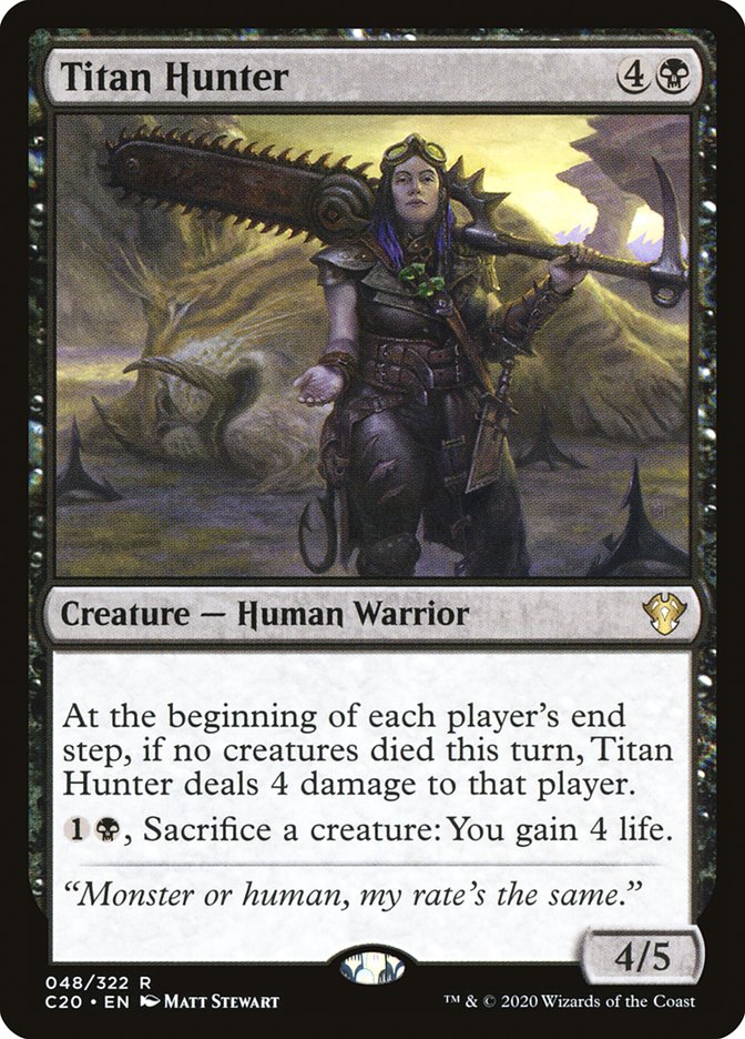Magic the Gathering Card - Titan Hunter - MTG Circle