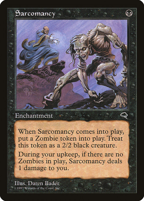 Magic the Gathering Card - Sarcomancy - MTG Circle