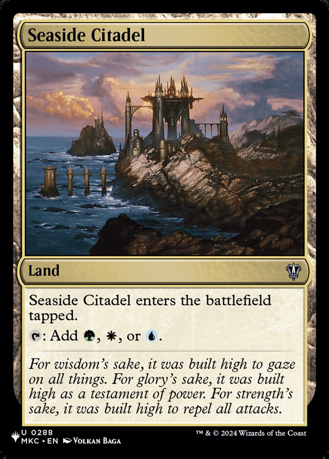 Magic the Gathering Card - Seaside Citadel - MTG Circle
