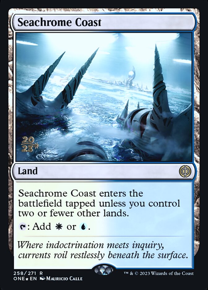 Magic the Gathering Card - Seachrome Coast - MTG Circle