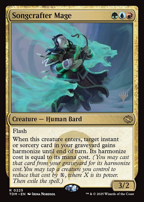 Magic the Gathering Card - Songcrafter Mage - MTG Circle