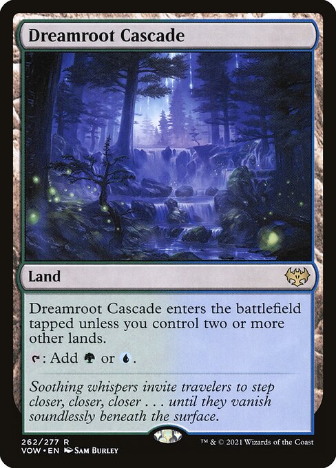 Magic the Gathering Card - Dreamroot Cascade - MTG Circle