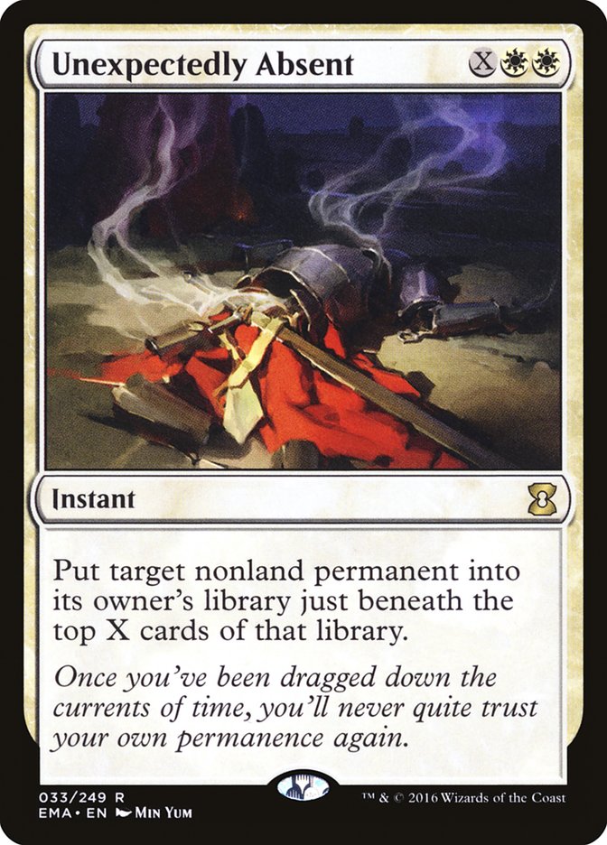 Magic the Gathering Card - Unexpectedly Absent - MTG Circle