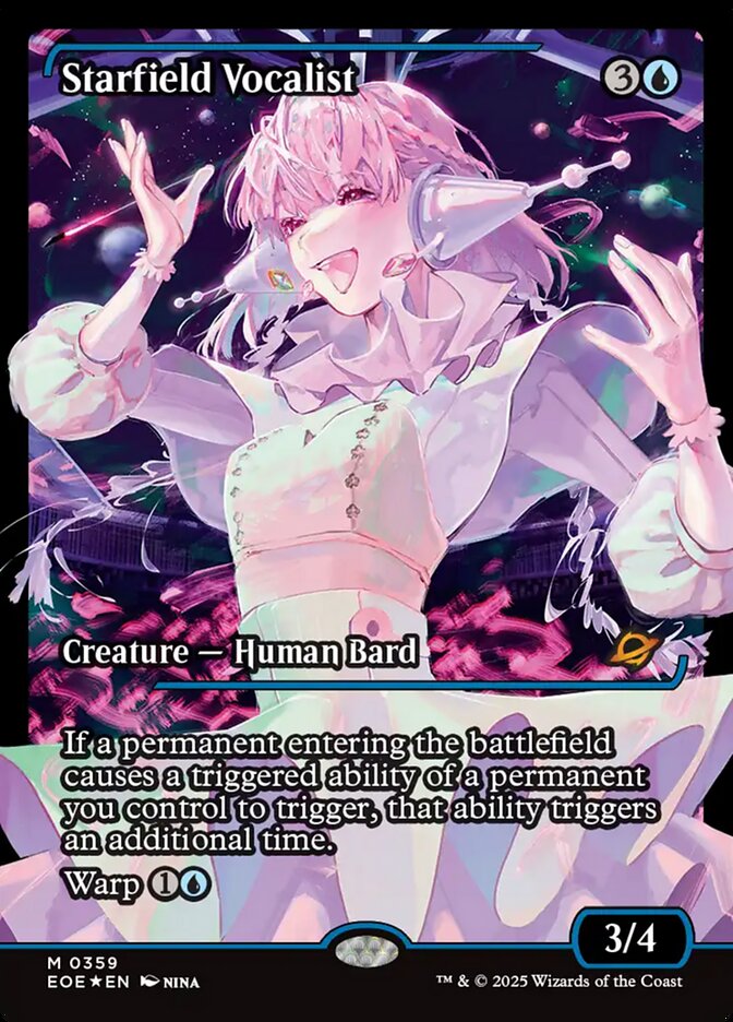Magic the Gathering Card - Starfield Vocalist - MTG Circle