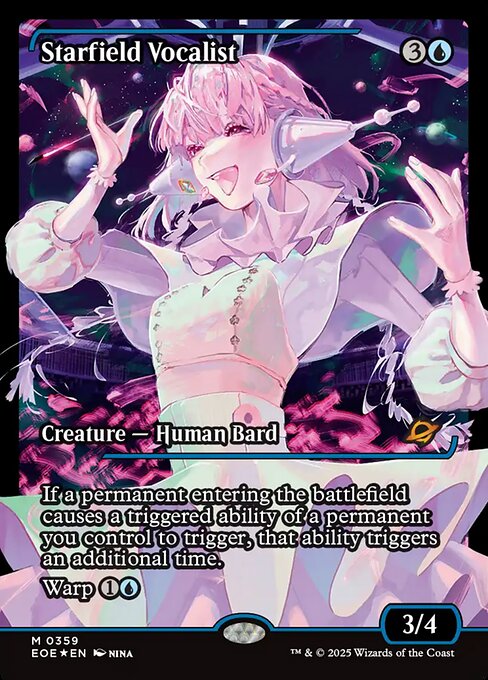 Magic the Gathering Card - Starfield Vocalist - MTG Circle