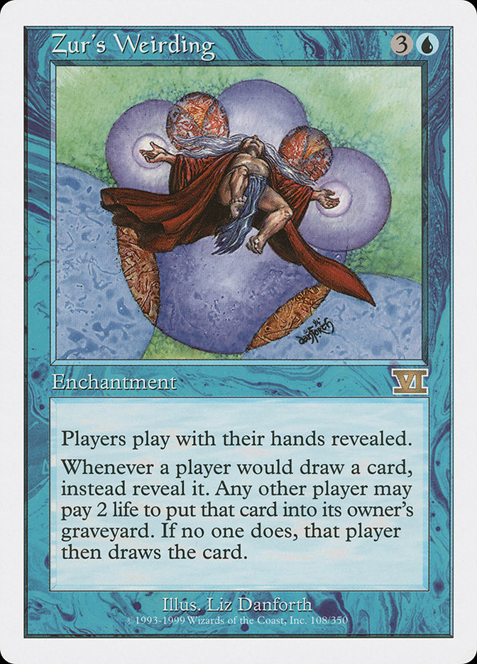 Magic the Gathering Card - Zur's Weirding - MTG Circle