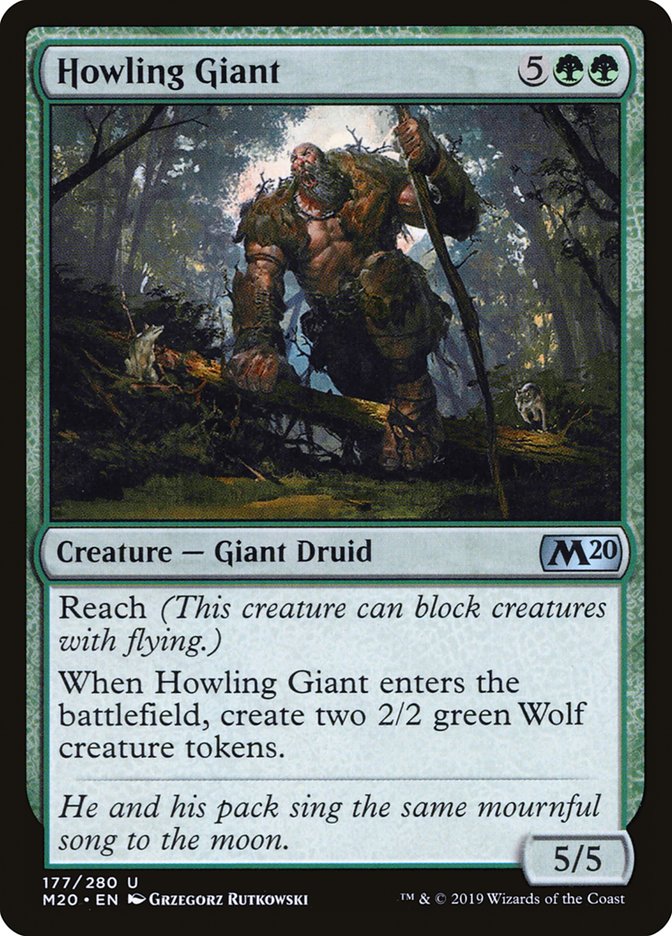 Magic the Gathering Card - Howling Giant - MTG Circle