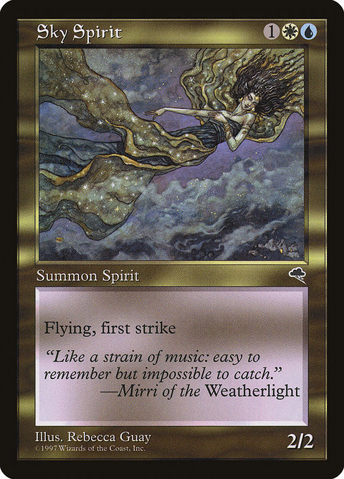 Magic the Gathering Card - Sky Spirit - MTG Circle