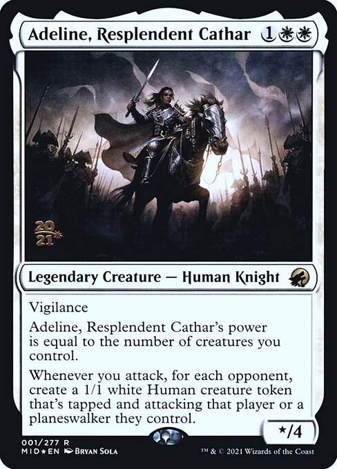 Magic the Gathering Card - Adeline, Resplendent Cathar - MTG Circle