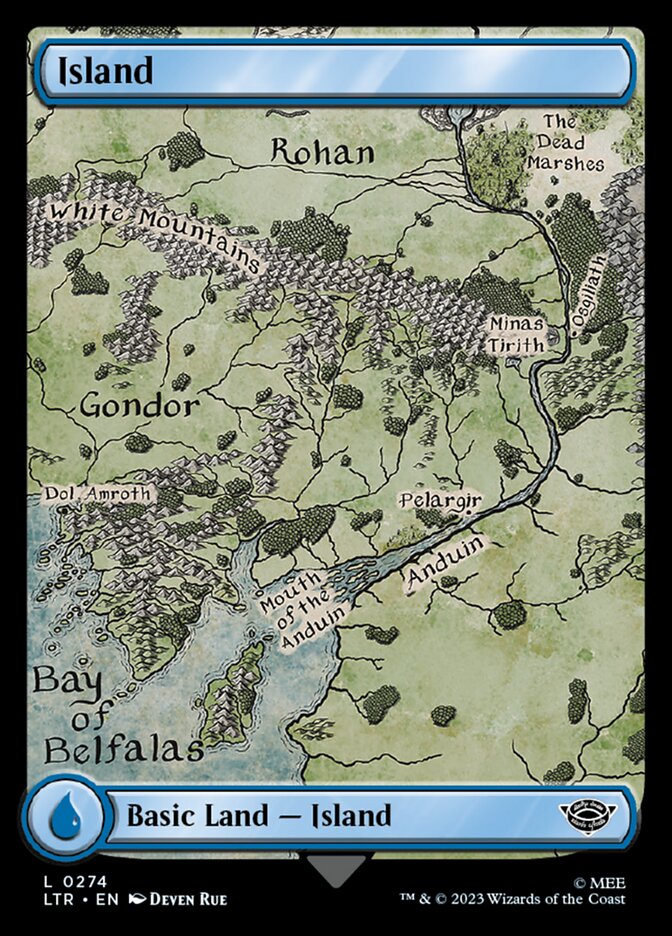 Magic the Gathering Card - Island - MTG Circle